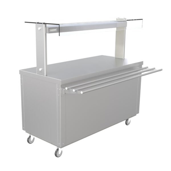 Parry Flexi-Serve Ambient Cupboard with Plain Top & LED Illuminated Gantry FS-A4Pack