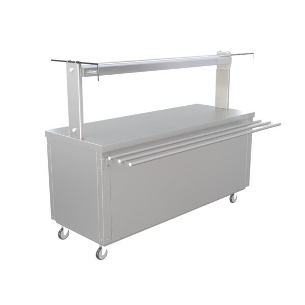 Parry Flexi-Serve Ambient Cupboard with Plain Top & LED Illuminated Gantry FS-A5Pack