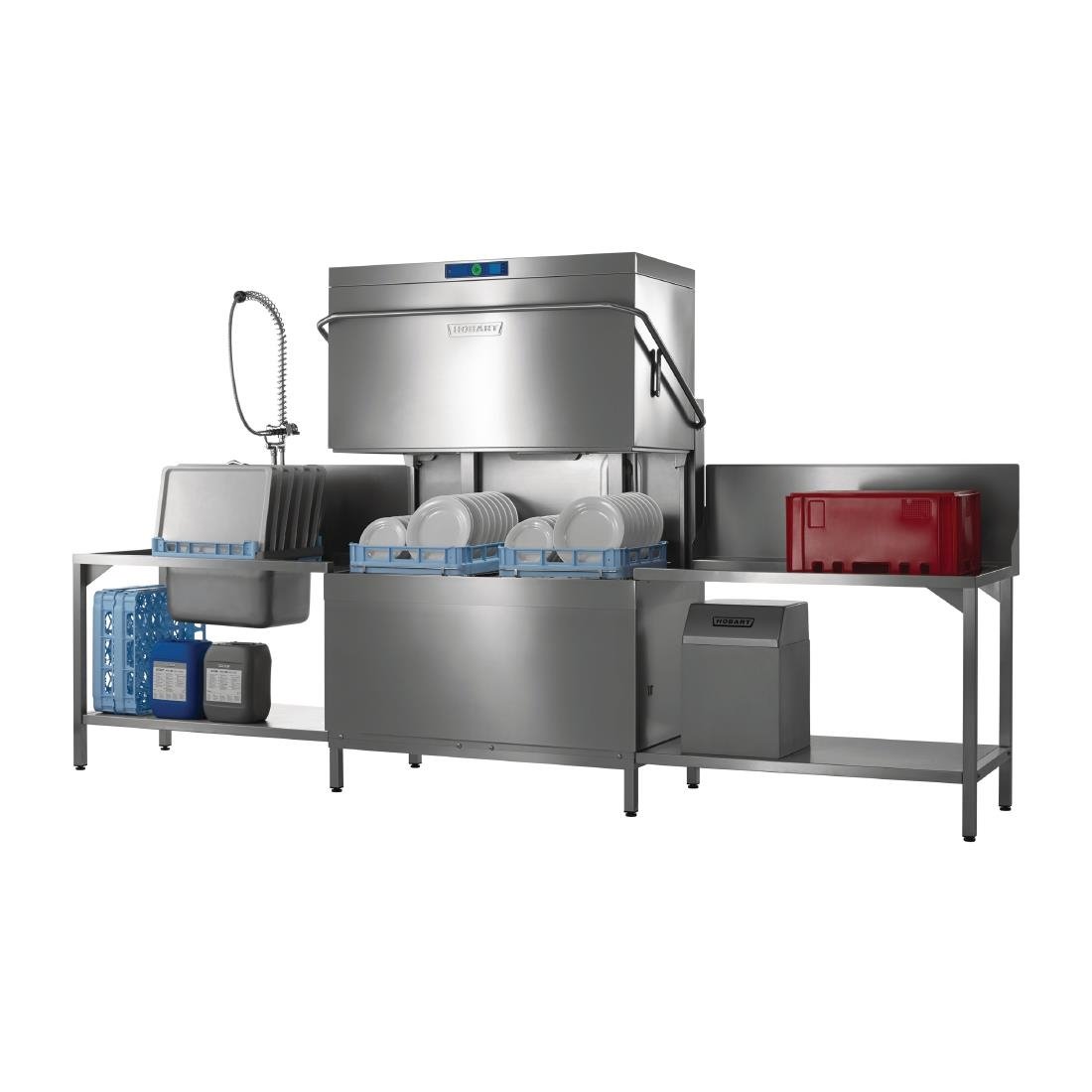 Hobart Profi Twin Basket Pass Through Dishwasher AMXT-10A
