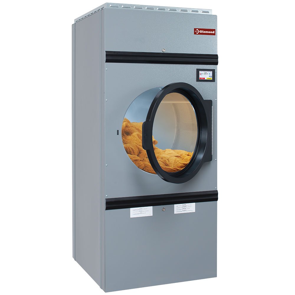 Diamond DSE-10/TS Electric Rotary Dryer with Alternate Rotation Touch Screen, 10kg
