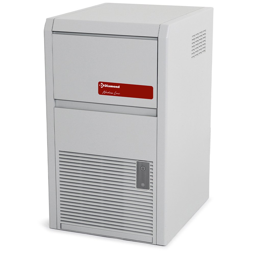 Diamond ICE22A-R2 Whole Cube Ice Maker, 22kg/24hrs / 4kg Air Storage