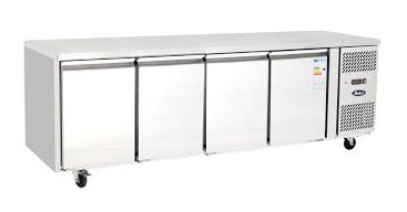 Atosa EPF3442HD 4 Door Preparation Counter Fridge, 510 Litres