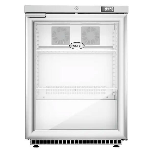 Foster HR150G/13-174 Single Glass Door Undercounter Cabinet Display Refrigerator, 150 Litres