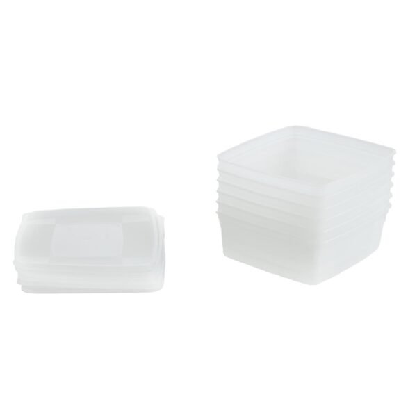Matfer Bourgeat Soft Modulus Flexible Food Storage Container Box 1Ltr (6 Pack)