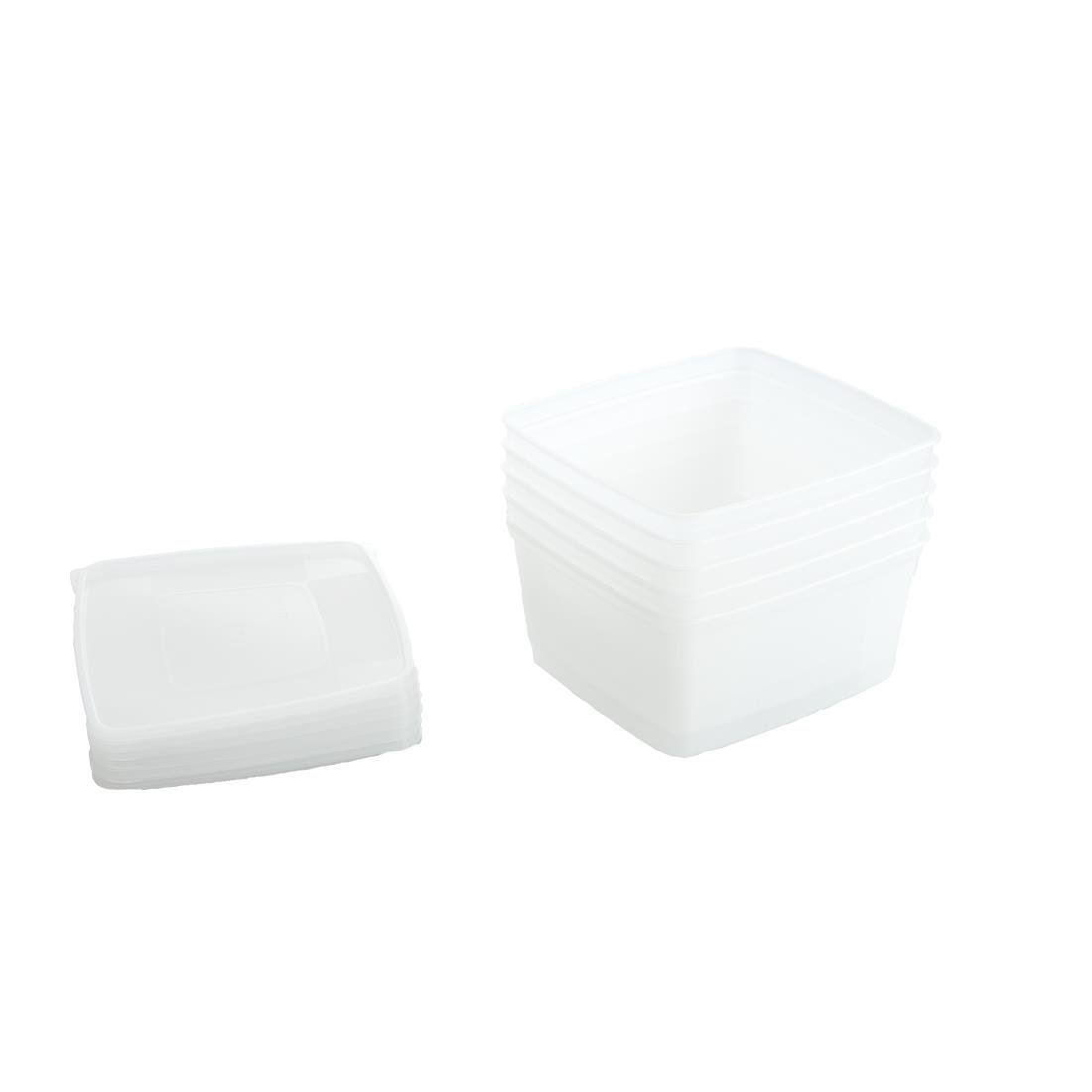 Matfer Bourgeat Soft Modulus Flexible Food Storage Container Box 2Ltr (6 Pack)