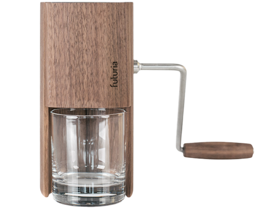 Werkstuck Futuria M1 – hand operated grain flaker - walnut