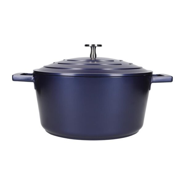 Masterclass Casserole Dish Metallic Blue 8.9Ltr