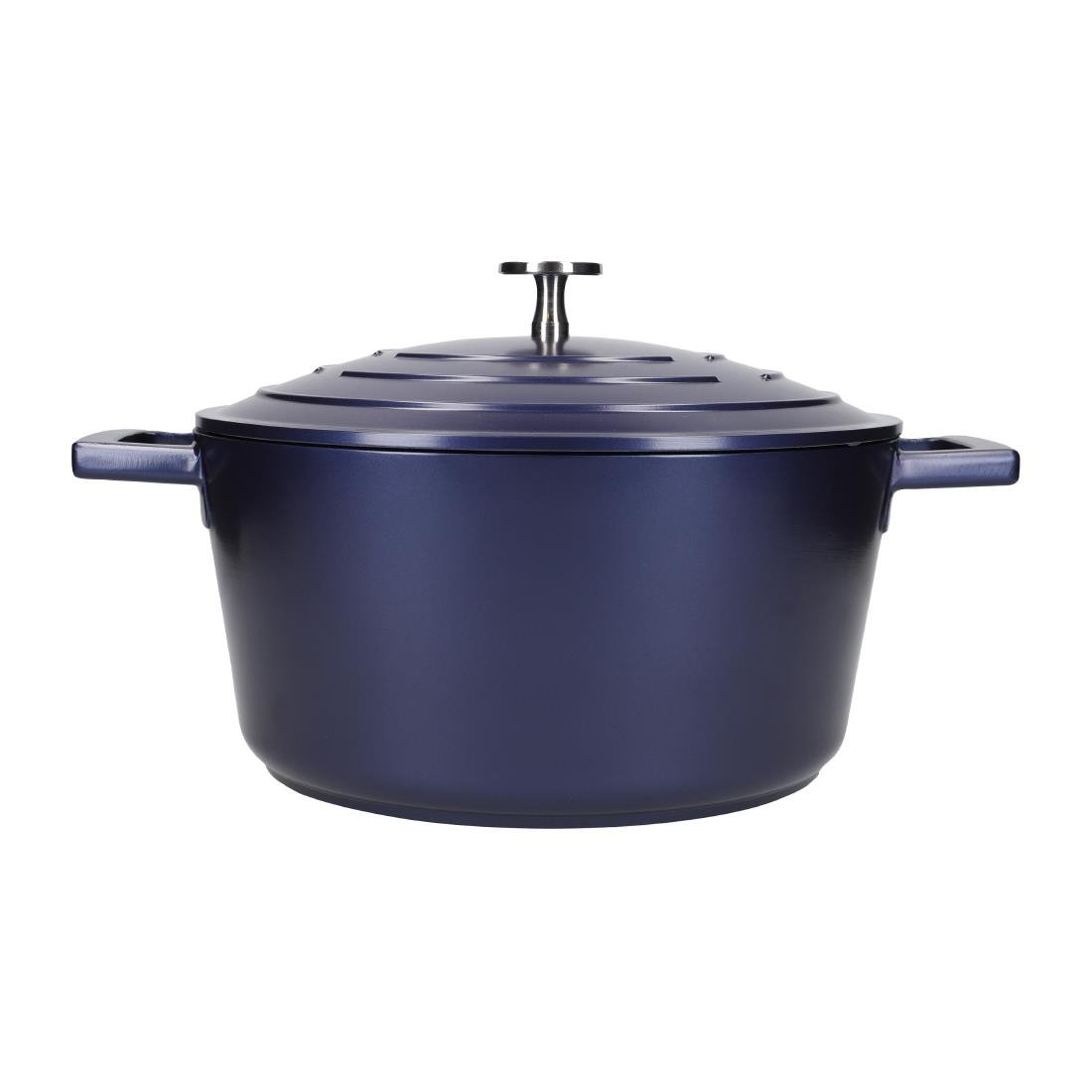 Masterclass Casserole Dish Metallic Blue 8.9Ltr