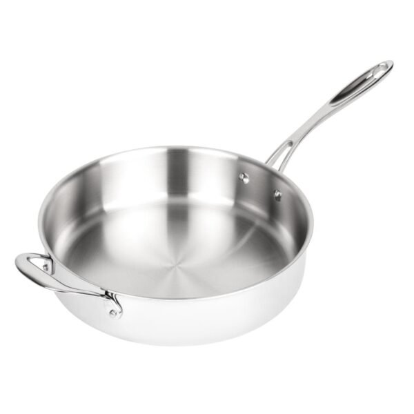 Vogue Stainless Steel and Aluminium Tri-Wall Sauté Pan 28cm