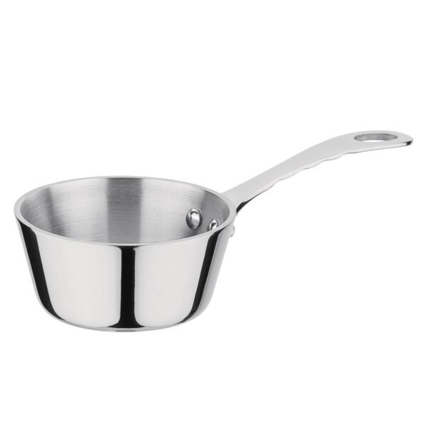 Vogue Stainless Steel Mini Gravy Pan 8cm