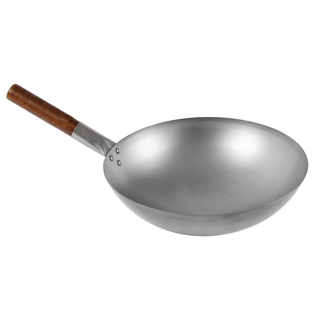 London Round Base Wok 330mm
