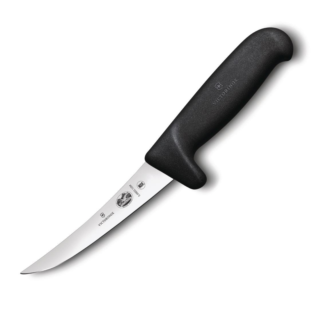 Victorinox Fibrox Safety Grip Boning Knife Black 12cm