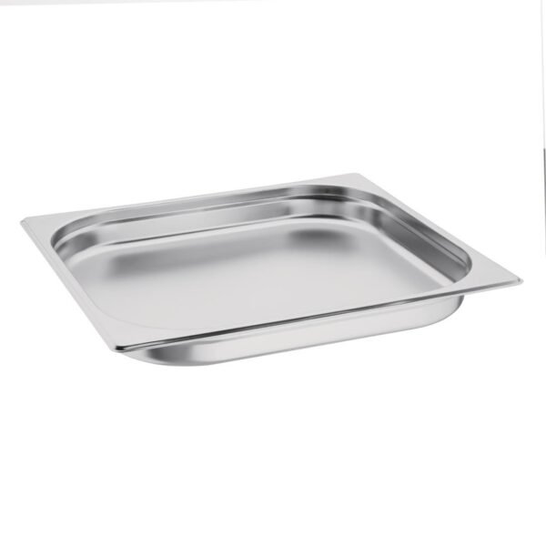 Vogue Stainless Steel 2/3 Gastronorm Tray 20mm