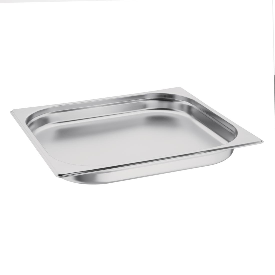 Vogue Stainless Steel 2/3 Gastronorm Tray 20mm