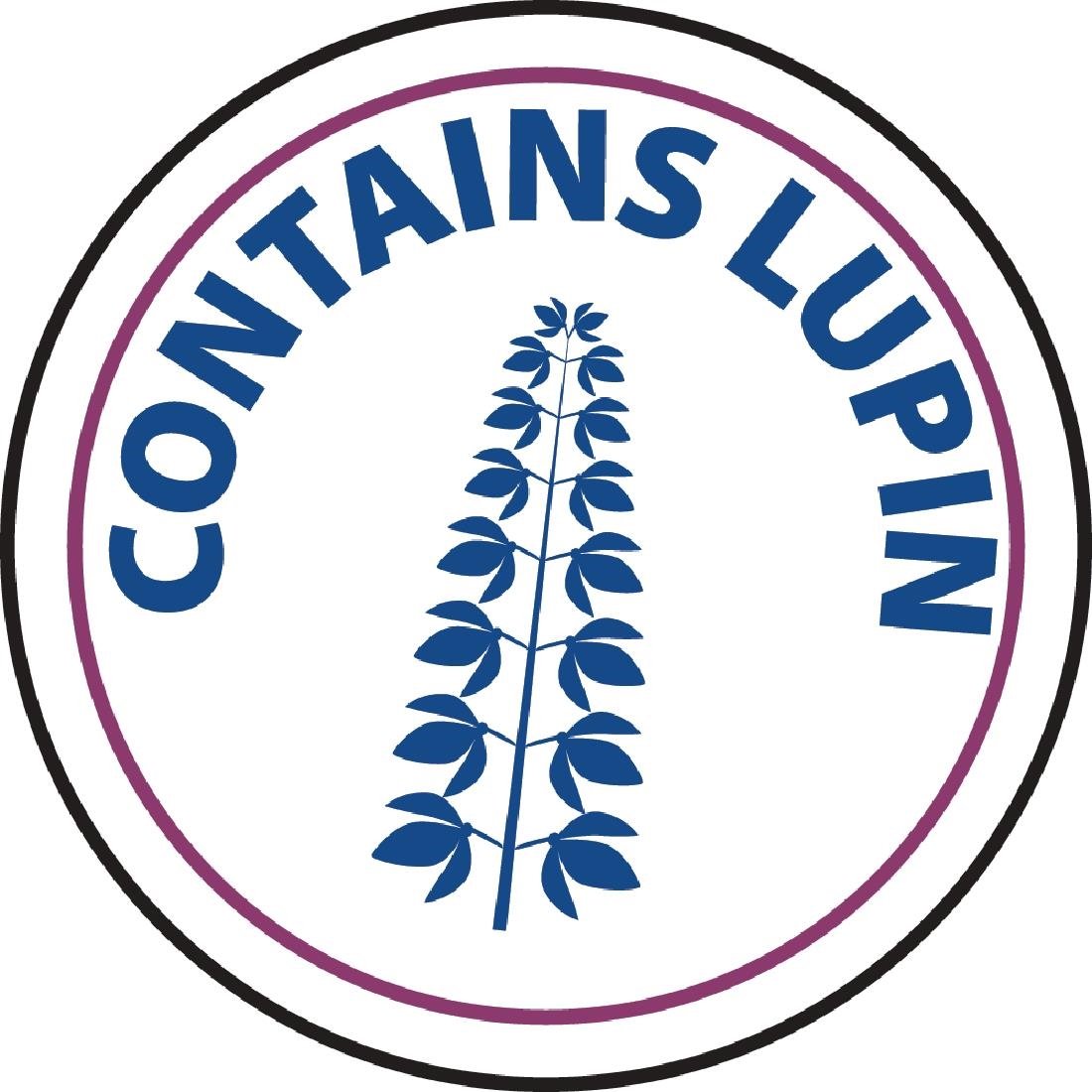Vogue Food Allergen Label Lupin (1000 Pack)