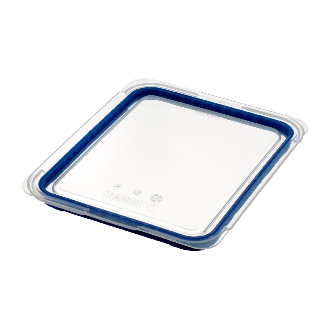 Araven ABS Lid Blue GN 1/2