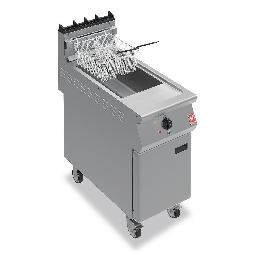 Falcon F900 Free Standing Propane Gas Fryer on Castors G9341