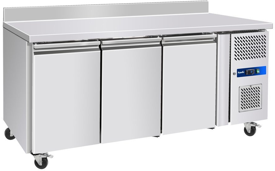 Prodis GRN-W3F Professional Three Door Stainless Steel Counter Freezer