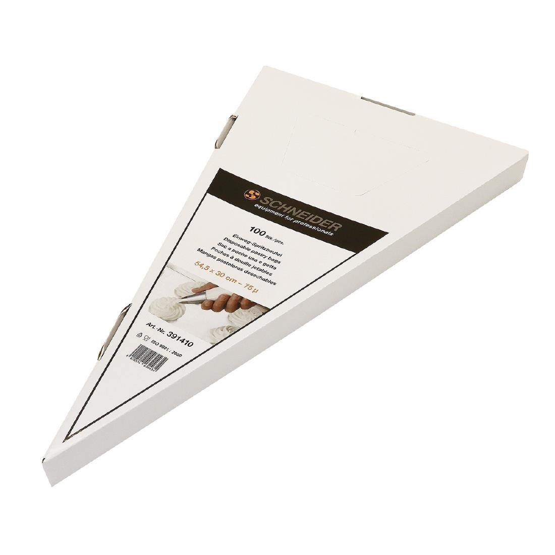 Schneider White Disposable Piping Bags 54.5cm (100 Pack)