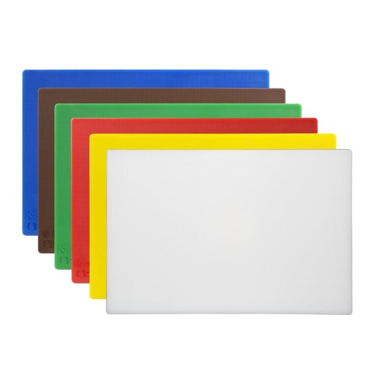 Hygiplas Low Density Antibacterial 6-Piece Chopping Board Set 450x300x10mm