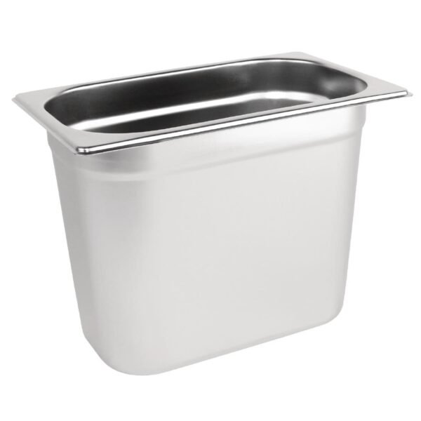 Vogue Stainless Steel 1/4 Gastronorm Tray 200mm