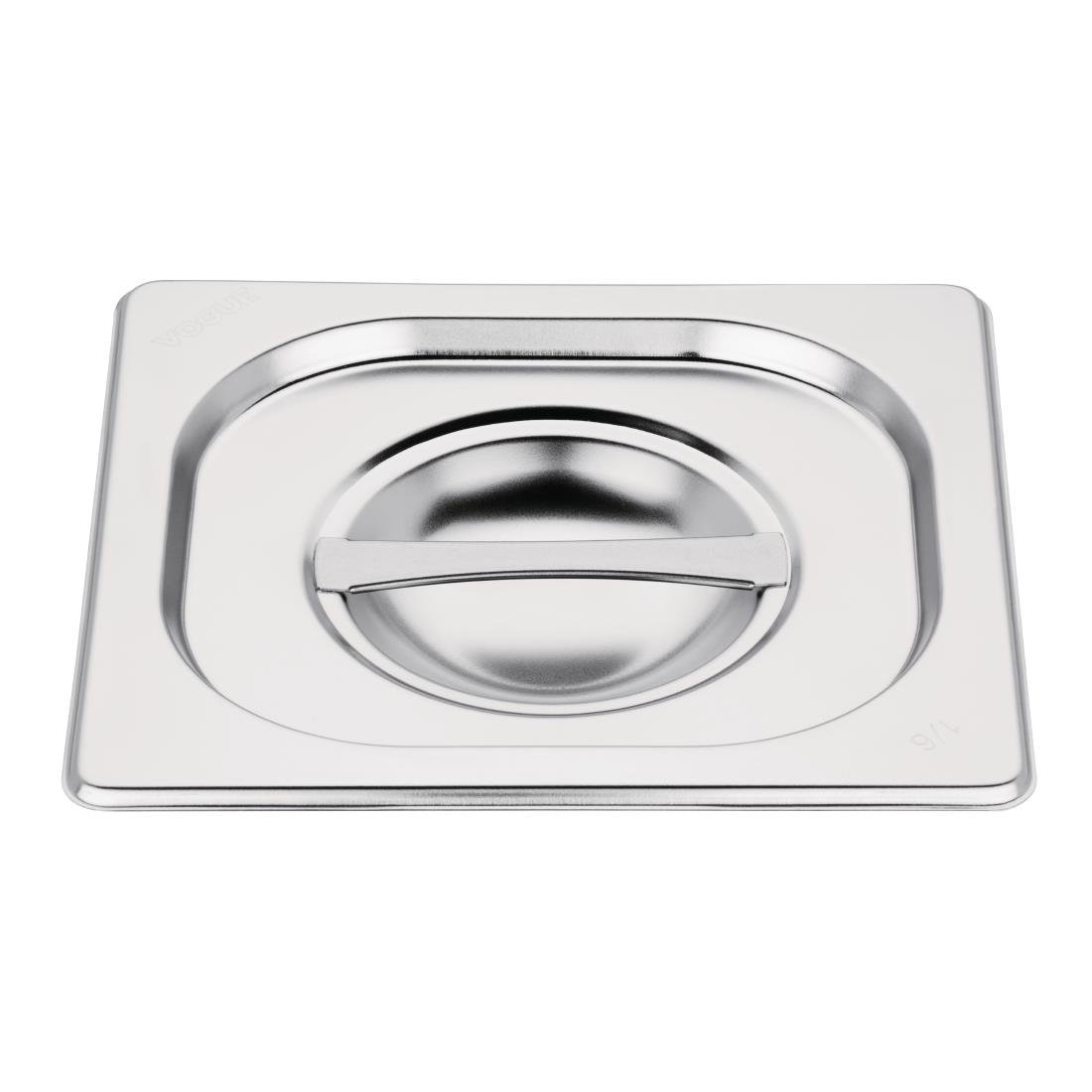 Vogue Stainless Steel 1/6 Gastronorm Lid