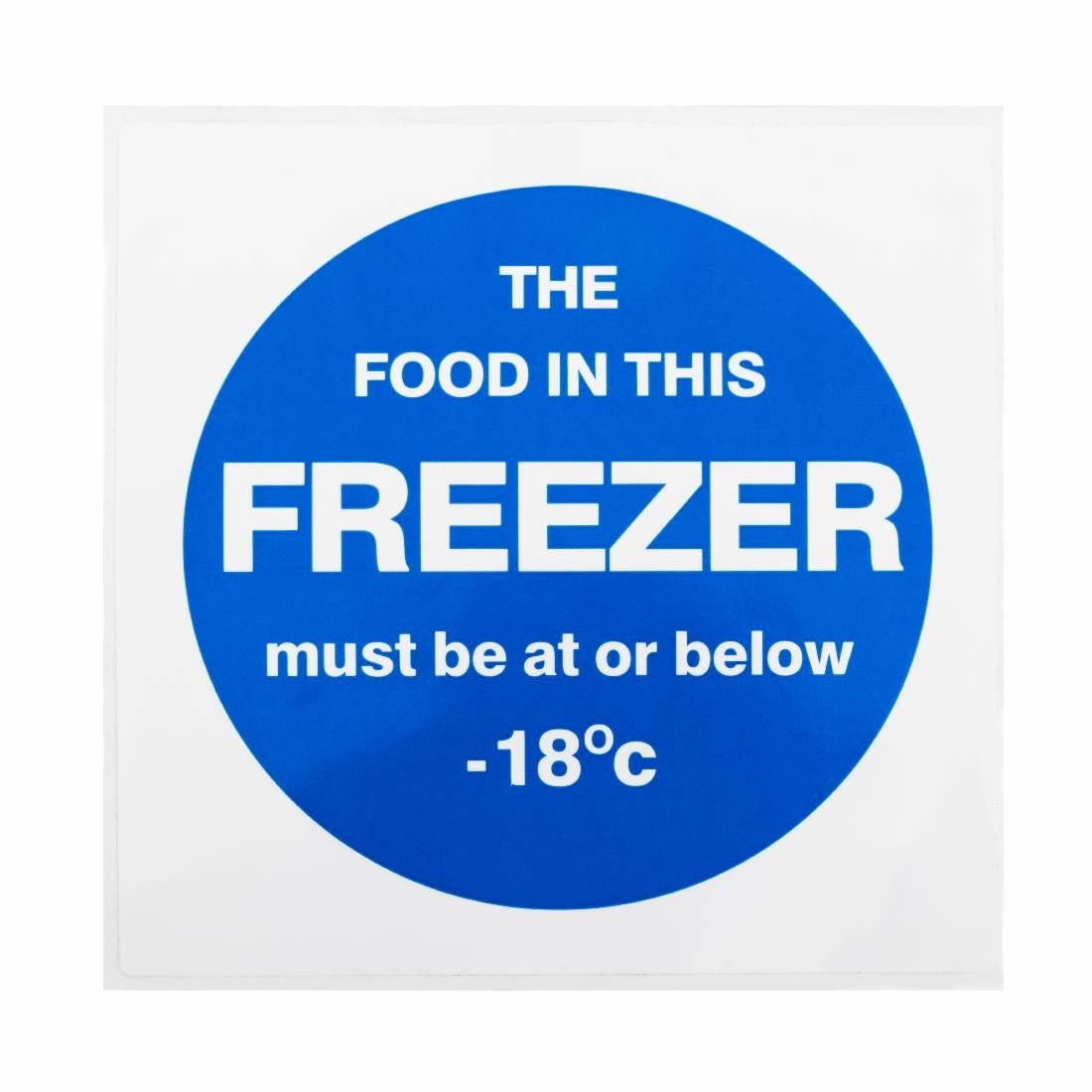 Vogue Food In This Freezer Sign