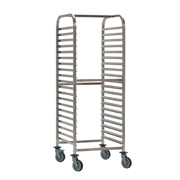 Matfer Bourgeat Double Gastronorm Racking Trolley 15 Shelves