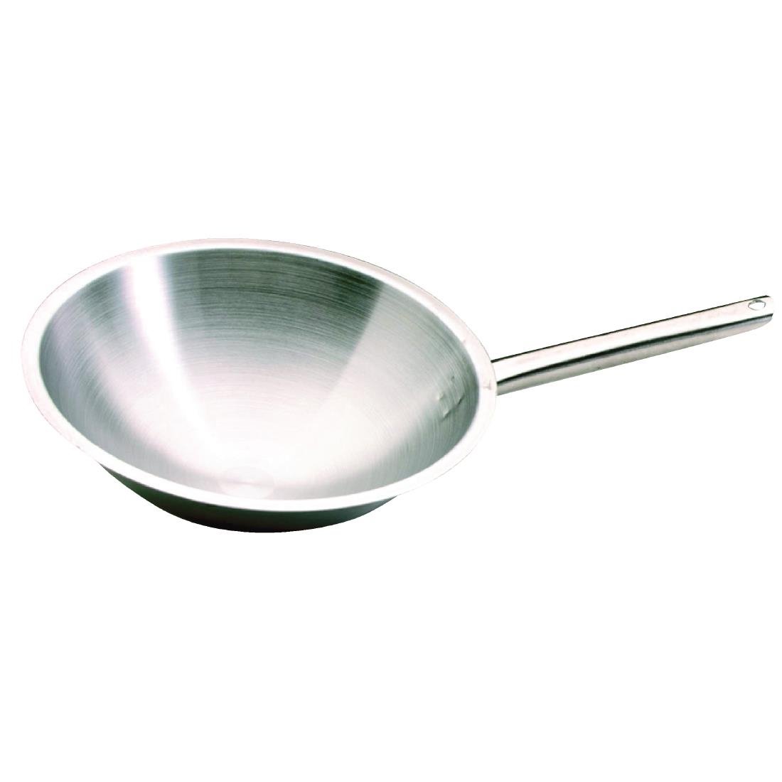 Matfer Bourgeat Stainless Steel Tradition Plus Wok 35cm