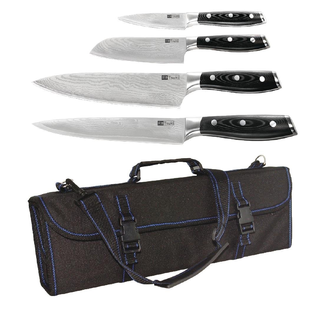 Vogue Tsuki 4-Piece Knife Set & Case Series 7 Special Offer