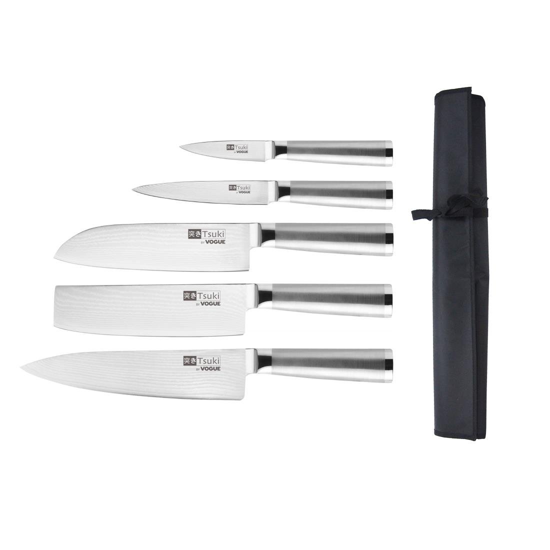 Vogue Tsuki 6-Piece Knife Set with Wallet Series