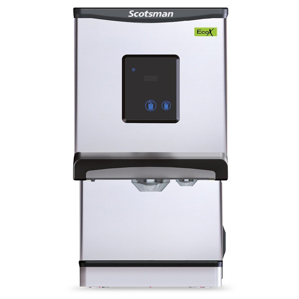 Scotsman DXN 207 Eco-X Cubelet Ice/Water Dispenser, 100kg/24hrs Output / 10kg Storage