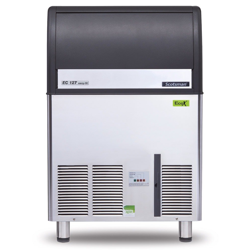 Scotsman EC 127 Eco-X Self Contained Gourmet Ice Maker, 75kg/24hrs Output / 39kg Storage