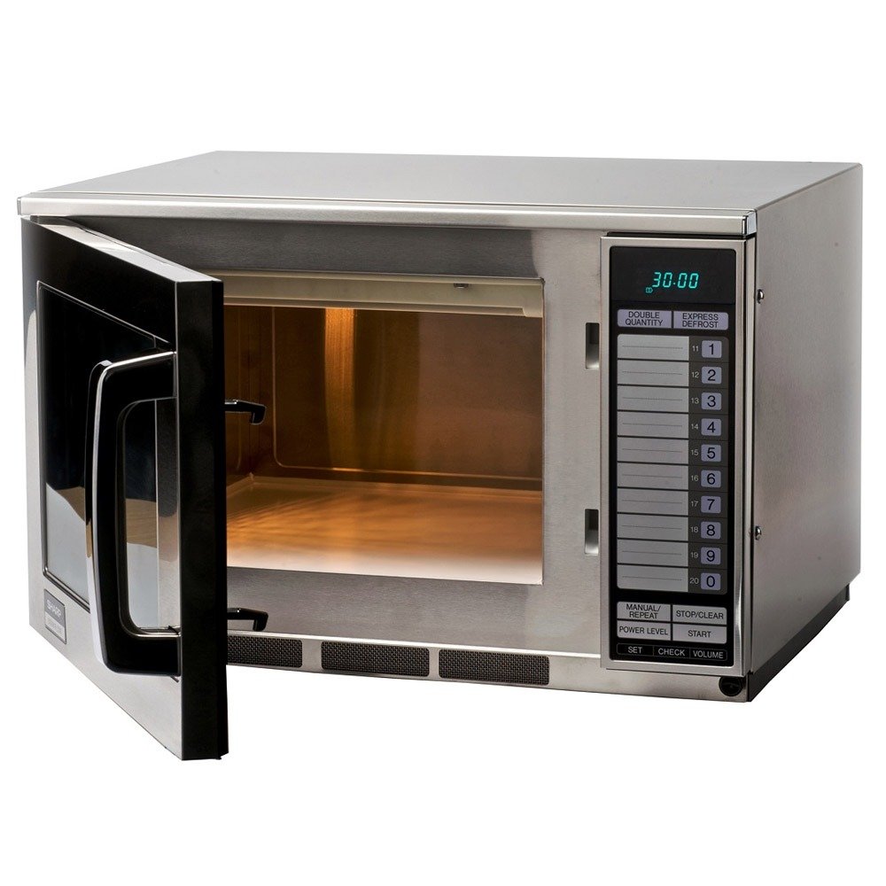 Sharp R22AT Commercial Microwave Oven, 1500W