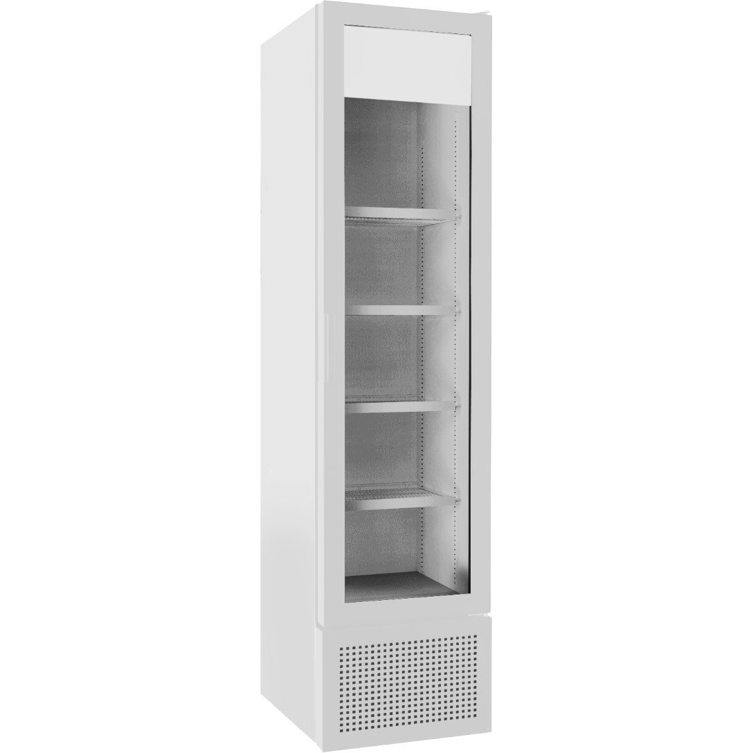 Sterling Pro Green BBS225WOC Slimline Single Door Display Chiller, 225 Litres