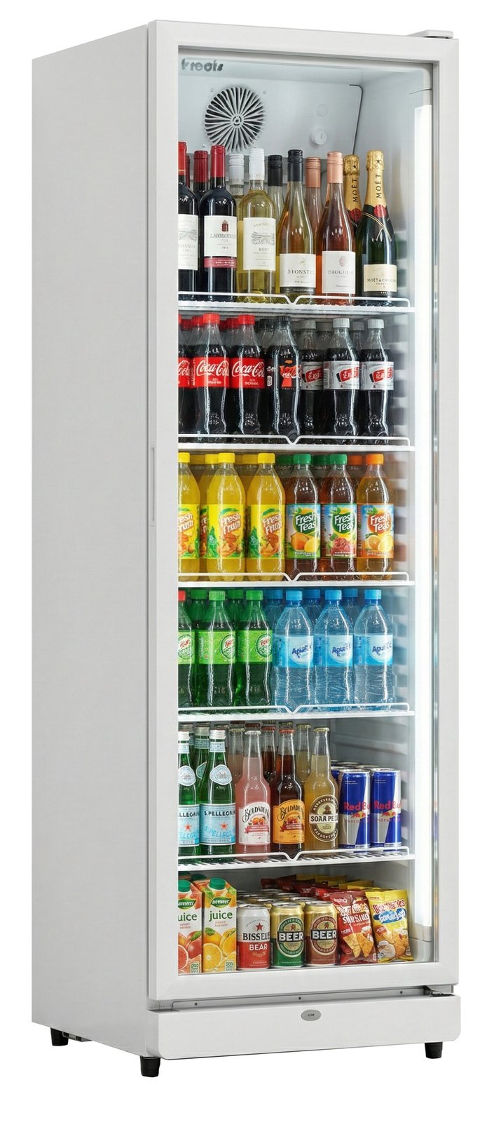 Prodis XD381-LE Single Door Upright Display Fridge