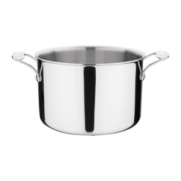 Vogue Stainless Steel and Aluminium Tri-Wall Stew Pan 24cm
