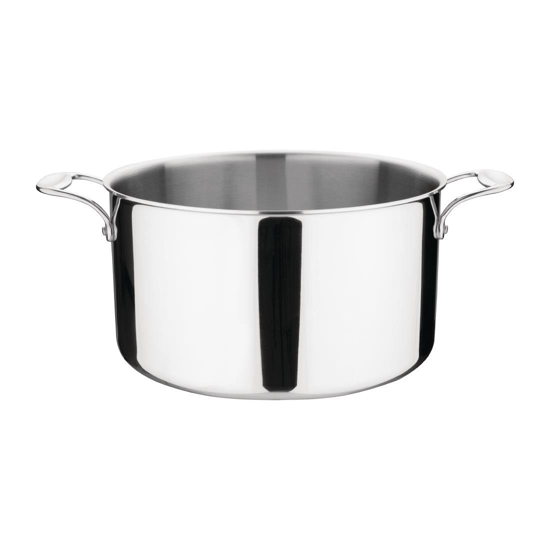 Vogue Stainless Steel and Aluminium Tri-Wall Stew Pan 28cm