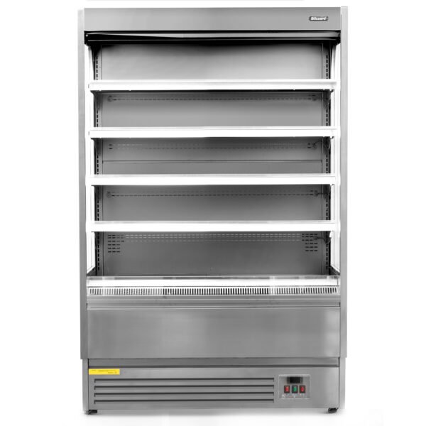 1m Open Front Multi Deck Stainless Steel - view 2