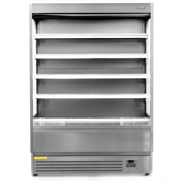 1.3m Open Front Multi Deck Stainless Steel - view 2