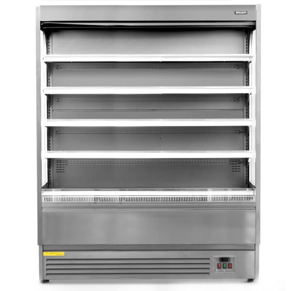 1.5m Open Front Multi Deck Stainless Steel - view 2