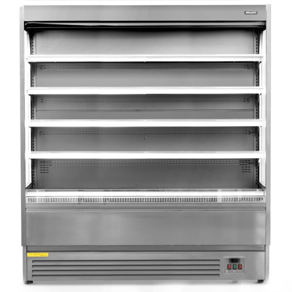 2m Open Front Multi Deck Stainless Steel - view 2