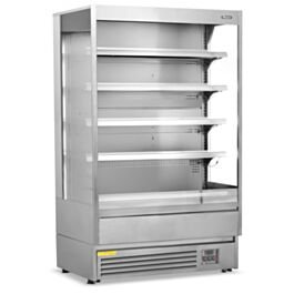 1m Open Front Multi Deck Stainless Steel