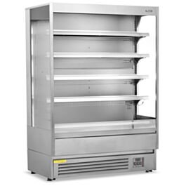1.3m Open Front Multi Deck Stainless Steel