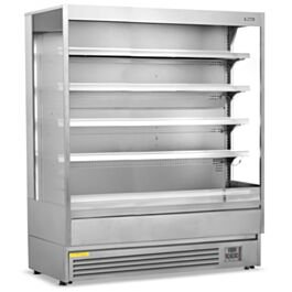 1.5m Open Front Multi Deck Stainless Steel