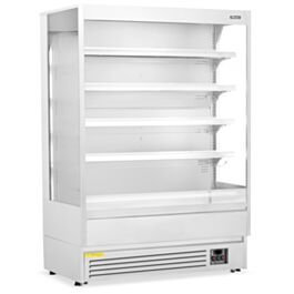 1.3m Open Front Multi Deck White