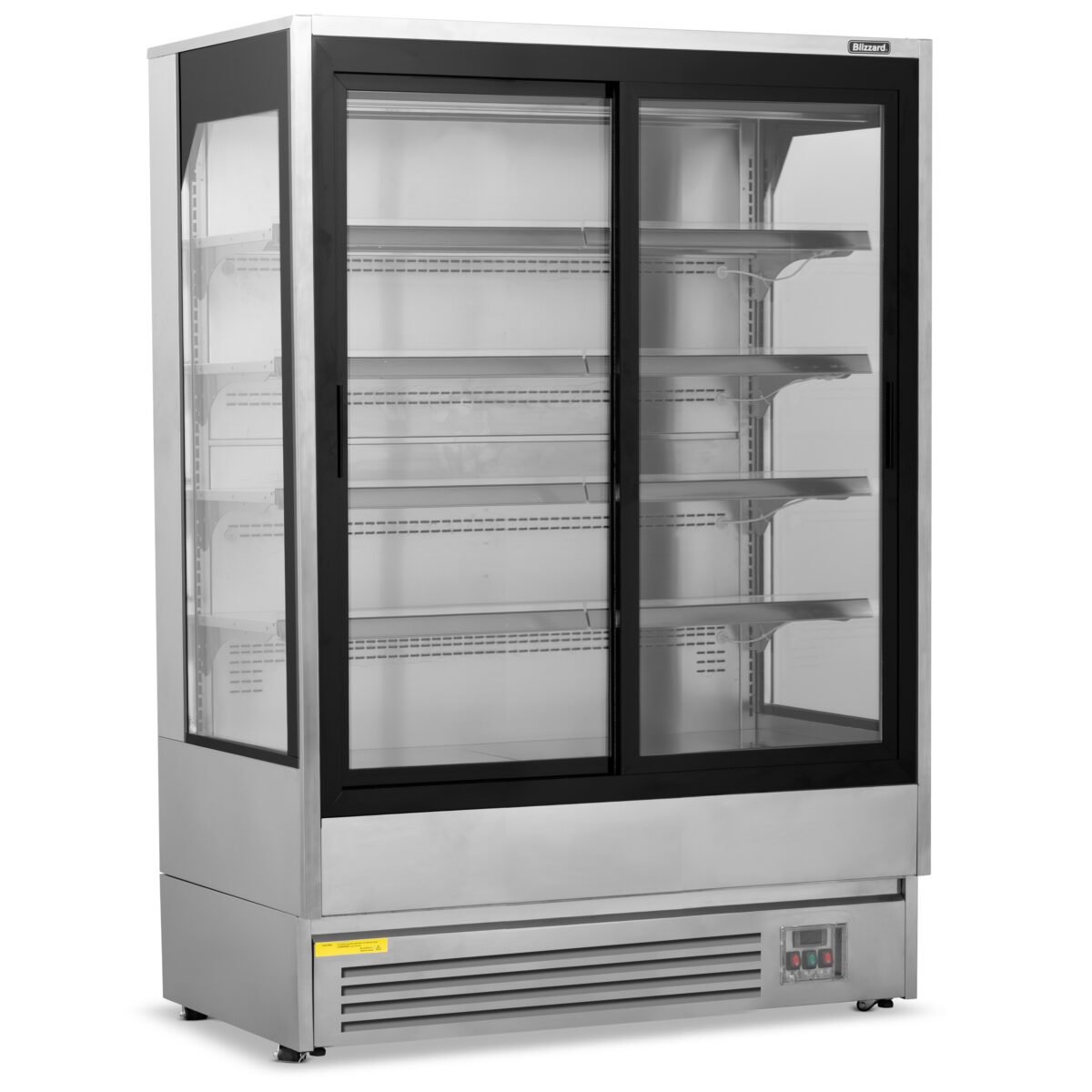 Blizzard 1.3m Multi Deck With Sliding Glass Doors