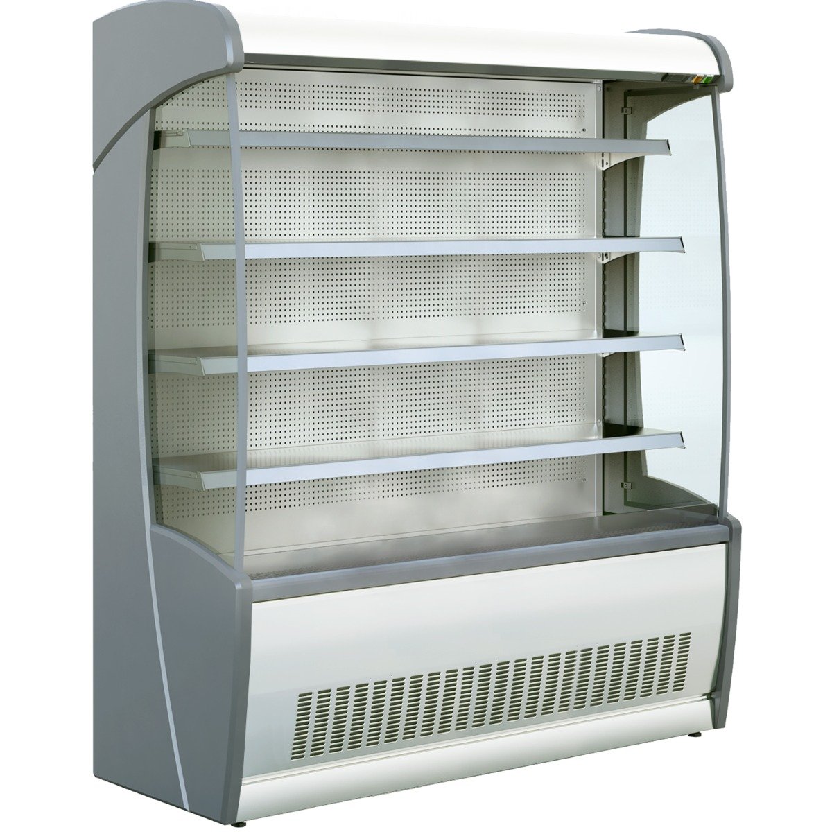 White Painted Steel Tiered Display 1530mm Wide