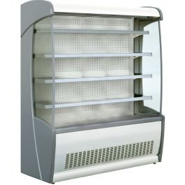 White Painted Steel Tiered Display 1530mm Wide