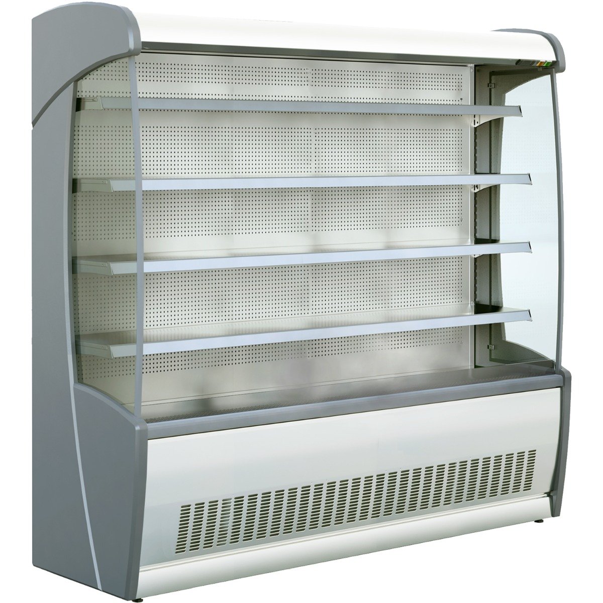 Mafirol White Painted Steel Tiered Display 1955mm Wide